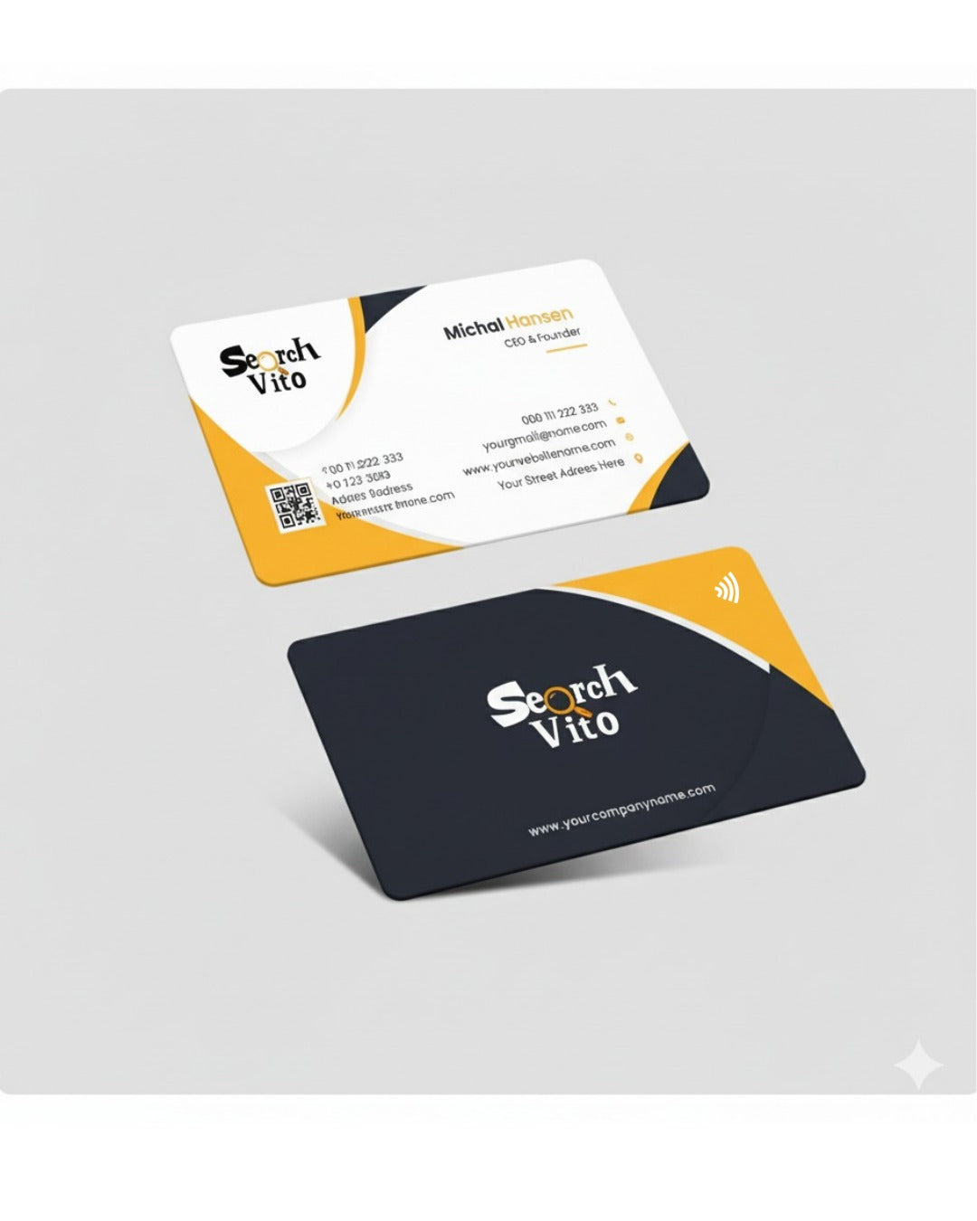 Business NFC Visiting Card – Customised One Tap Smart Card (Instant Contact Sharing)
